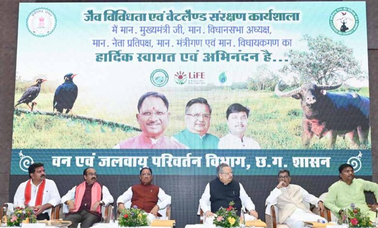 मुख्यमंत्री विष्णु देव साय का आह्वान,  ‘वेटलैण्ड मित्र’ बनें, जैविक विरासत को बचाएं