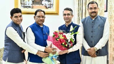 मुख्यमंत्री विष्णु देव साय से ओलंपिक स्वर्ण पदक विजेता शूटर अभिनव बिंद्रा ने की मुलाकात