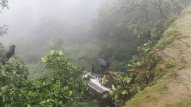 पर्यटन स्थल मैनपाट के मेहता प्वाइंट पर हुआ हादसा,नियंत्रित होकर खाई में गिरी कार