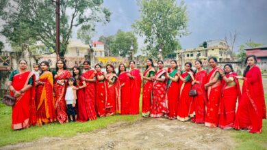 सावन के पावन माह में नारी शक्ति ग्रुप की ओर से नगर के सामुदायिक भवन में चौथे वर्ष सावन श्रृंगार मेला का किया गया आयोजन