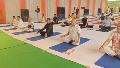 भाजपा के सांसदों व विधायकों के प्रशिक्षण का आज दूसरा दिन दूसरे दिन की शुरुआत हुई योग से