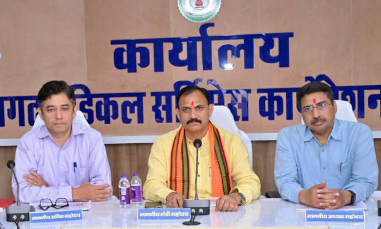 मुख्यमंत्री विष्णुदेव साय की मंशा के अनुसार राज्य की जनता को मिले बेहतर और सुलभ स्वास्थ्य सुविधाएं: स्वास्थ्य मंत्री जायसवाल….