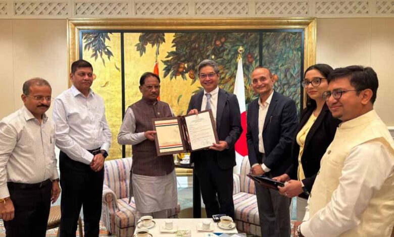 रायपुर : CM साय ने ओसाका की एसएएस सानवा कंपनी लिमिटेड को छत्तीसगढ़ में निवेश के लिए किया आमंत्रित रायपुर : CM साय ने ओसाका की एसएएस सानवा कंपनी लिमिटेड को छत्तीसगढ़ में निवेश के लिए किया आमंत्रित