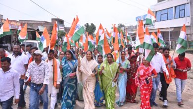 हर घर तिरंगा अभियान के तहत मंत्री श्रीमती लक्ष्मी राजवाड़े की सक्रिय भागीदारी,स्कूटी और पैदल रैली में शामिल होकर लोगों को प्रेरित किया