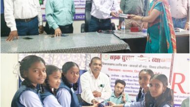 सड़क सुरक्षा -जीवन रक्षा पर वाद विवाद प्रतियोगिता का आयोजन