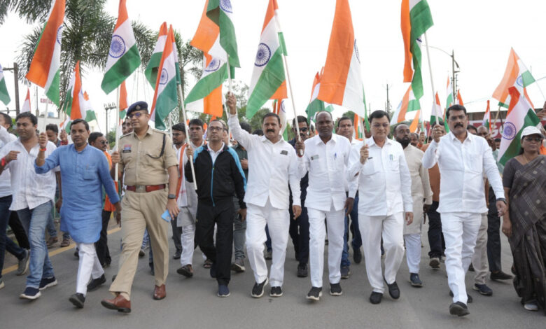 हर घर तिरंगा अभियान के तहत कोरबा नगर में तिरंगा यात्रा का हुआ आयोजन…. हर घर तिरंगा अभियान के तहत कोरबा नगर में तिरंगा यात्रा का हुआ आयोजन….