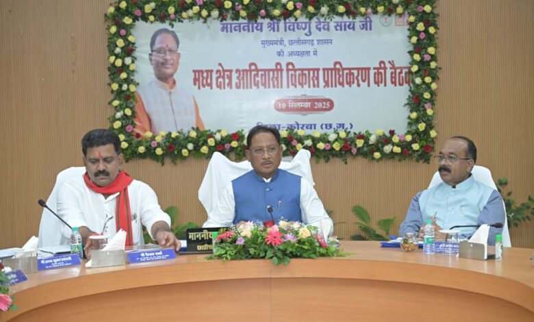 आदिवासी क्षेत्रों के विकास के लिए संसाधनों की कोई कमी नहीं होगी – मुख्यमंत्री विष्णुदेव साय…. आदिवासी क्षेत्रों के विकास के लिए संसाधनों की कोई कमी नहीं होगी – मुख्यमंत्री विष्णुदेव साय….