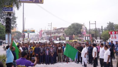 सेवा पखवाड़ा अंतर्गत मिनी मैराथन का आयोजन, नशा मुक्ति का लिया संकल्प