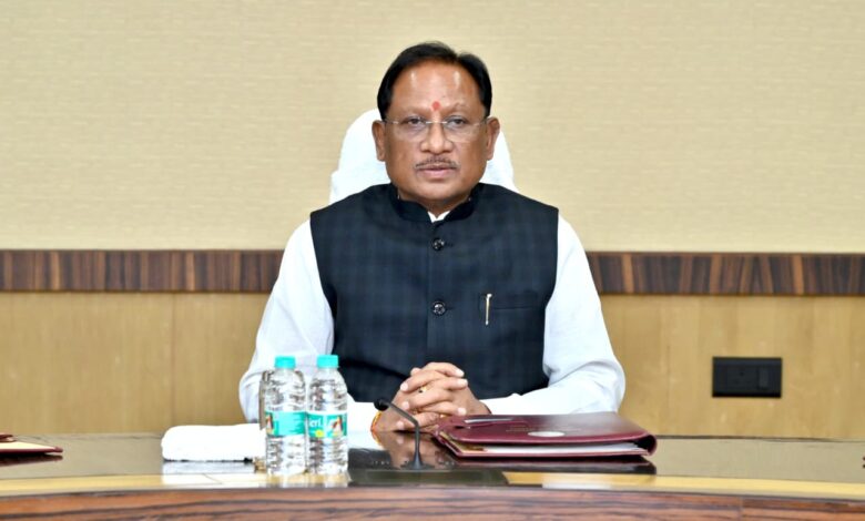 मुख्यमंत्री विष्णु देव साय की अध्यक्षता में मंत्रालय, महानदी भवन में कैबिनेट की बैठक शुरू….. मुख्यमंत्री विष्णु देव साय की अध्यक्षता में मंत्रालय, महानदी भवन में कैबिनेट की बैठक शुरू…..
