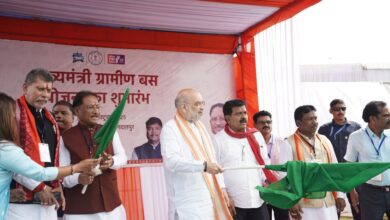 केंद्रीय गृह मंत्री अमित शाह ने मुख्यमंत्री ग्रामीण बस योजना का किया शुभारंभ….